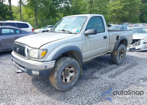 2004 Toyota Tacoma из США, поврежденный, VIN 5TEPM62N04Z350054